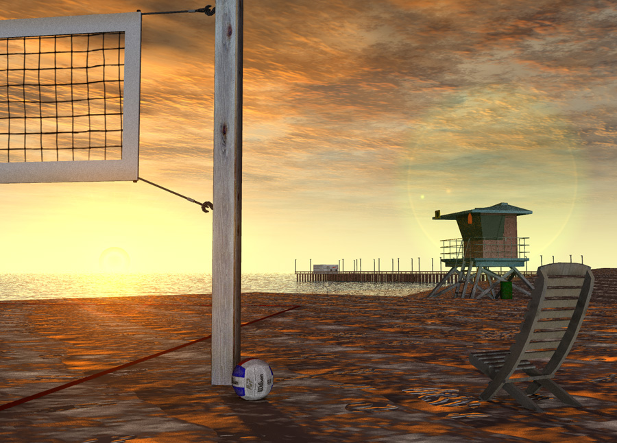 beach sunset